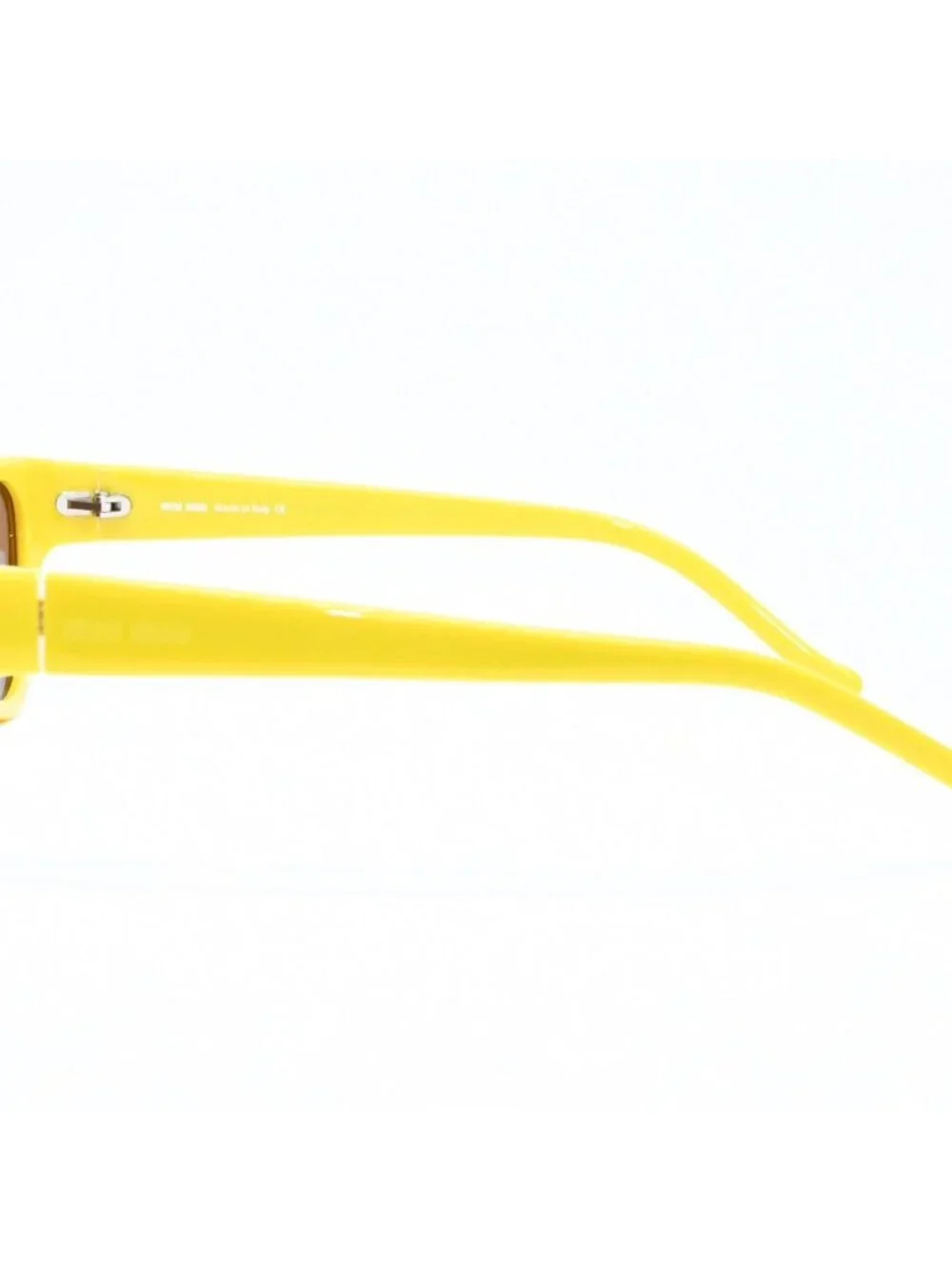 Miu Miu Sunglasses Eyewear Cat Eye Yellow Brown